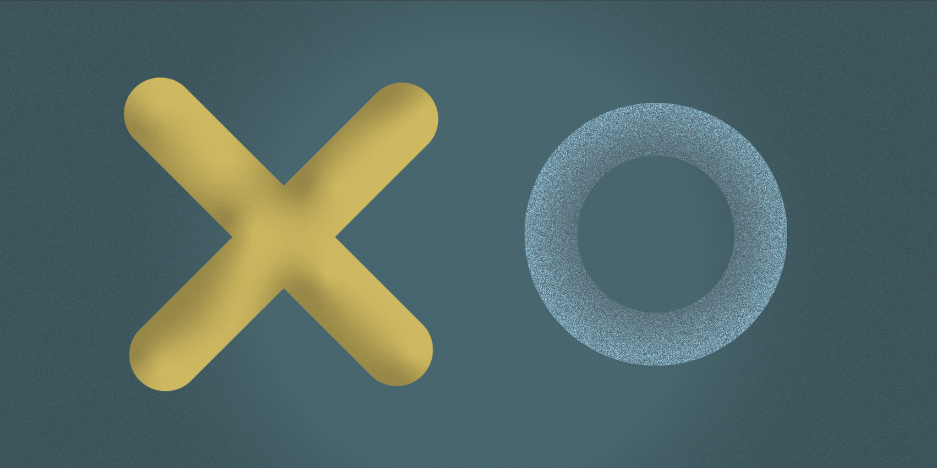 Simbolo O disegnato per Tic Tac Toe